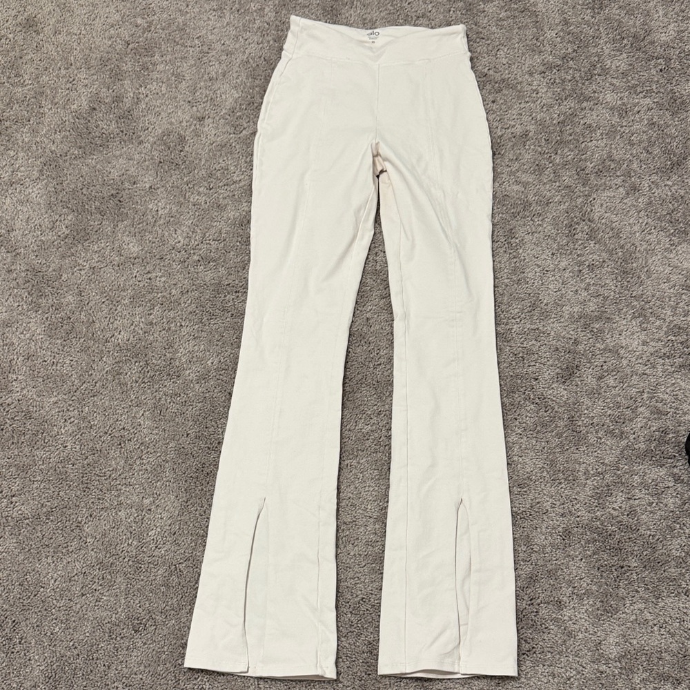 ALO Yoga Cream Flare Pants